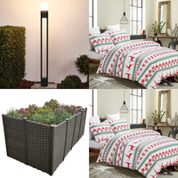 Brand New Pallet - Outdoor Garden Lamp, Raised Bed, Christmas Bed Linen - 115 Items - RRP €2604.26