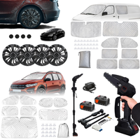 RAW Customer Returns Pallet - Hubcaps , Mini chainsaws,120 inch projector screens -  12 Items - RRP €1178.9