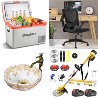 RAW Customer Returns Pallet - BODEGAEU compressor cool box,  Bathroom Sink, Office Chair ,  Lawn Trimmer & more ..   28 Items - RRP €2563.39