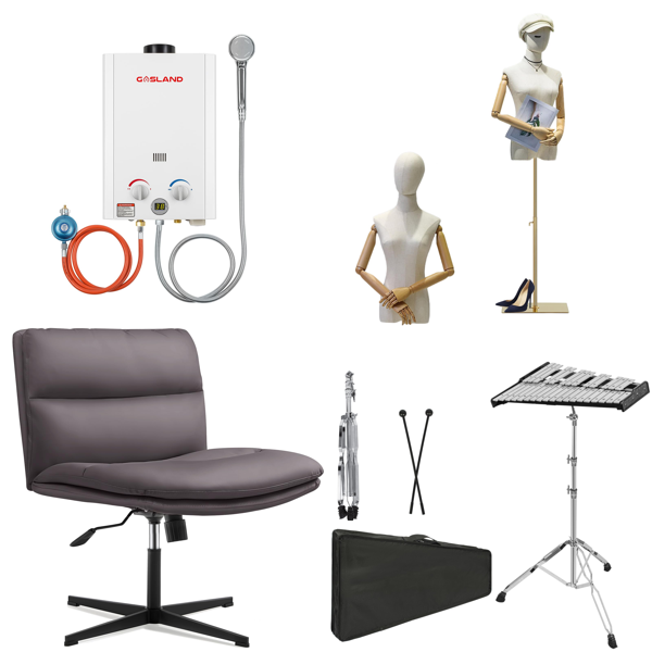 RAW Customer Returns Pallet - GASLAND BE264 Gas water heater, EMIAH Office Chair, Jueraori Mannequin & Home Mix -   19 Items - RRP €1403.77