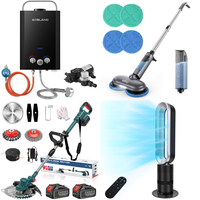 RAW Customer Returns Pallet -  Gas Water Heater, Lawn trimmer, Electric Floor Mop, Fan & more ... - 124 Items - RRP €6077.81