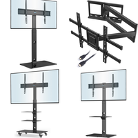 RAW Customer Returns Pallet -BONTEC TV stand base TV , BONTEC TV wall mounts -  30 Items - RRP €1595.51