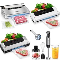 RAW Customer Returns Pallet - Bonsenkitchen-  Vacuum sealers , Hand Blenders - 65 Items - RRP €1898.24