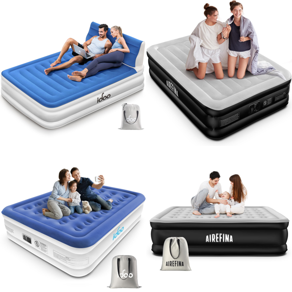 RAW Customer Returns Pallet - iDOO Inflatable mattresses- 34 Items - RRP €3167.06