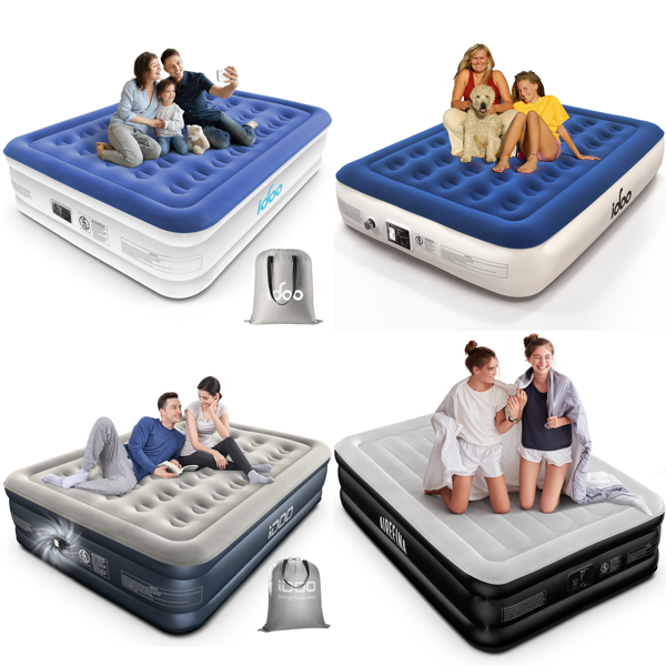 RAW Customer Returns Pallet - iDOO Queen Air Mattress - 21 Items - RRP €1901.79