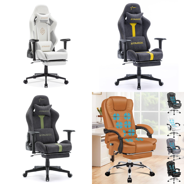 RAW Customer Returns Pallet - STARUZI Gaming Chair, ALFORDSON office chair & more - 8 Items - RRP €1275.87