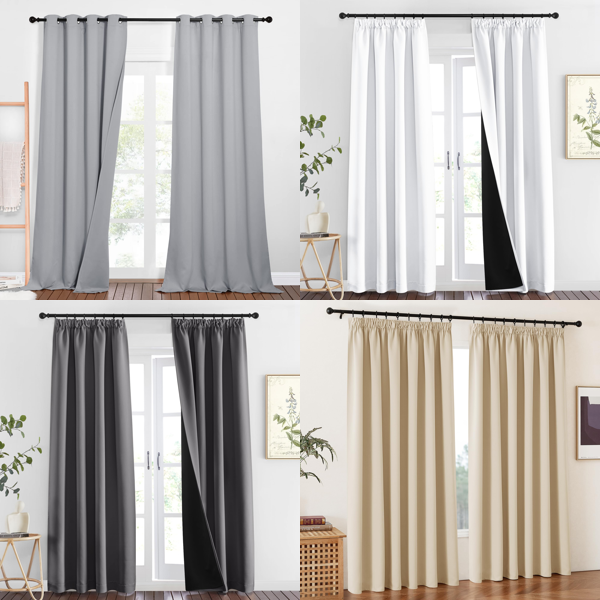 RAW Customer Returns Pallet - PONY DANCE Three-layer opaque curtains - 88 Items - RRP €3621.58