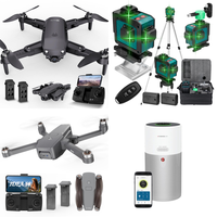 RAW Customer Returns Pallet - Drones, Cross line lasers, Hoover H-PURIFIER 500 air purifier, Geiger Counter Hancaner & more ... -     111 Items - RRP €6003.41