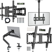 RAW Customer Returns Pallet - BONTEC TV Wall Mounts - 126 Items - RRP €4466.45