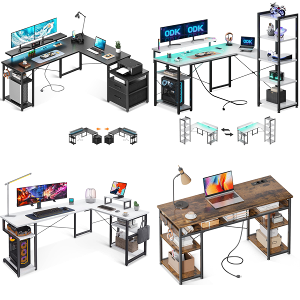 RAW Customer Returns Pallet - ODK Desks - 10 Items - RRP €1449.9