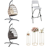 RAW Customer Returns Pallet -VITA5 hanging chairs, Drones, LANLONG Wedding Flower Stands, ProtoArc Foldable Wireless Keyboards Mouses  -   44 Items - RRP €3165.66