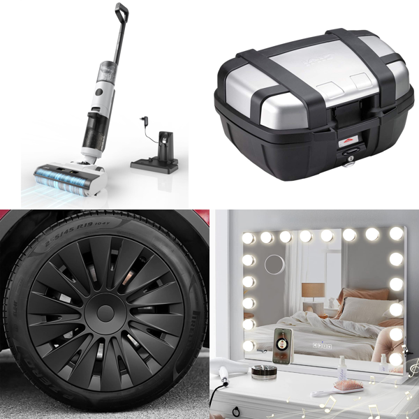 RAW Customer Returns Pallet - JONR ED12 Wet Dry Vacuum Cleaner, Givi TRK52N Trekker, Hansong Hollywood mirror & more ...-  105 Items - RRP €4582.51