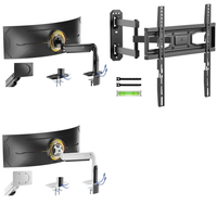 RAW Customer Returns Pallet - PUTORSEN monitor mounts, TV wall mounts-  17 Items - RRP €1018.83