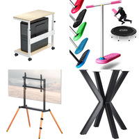 RAW Customer Returns Pallet - Screen Projector, Height-adjustable Computer Stand, Texas Holdem Poker Mat, Trick Scooter Stunt, Golden Wedding Arch - 66 Items - RRP €2563.17