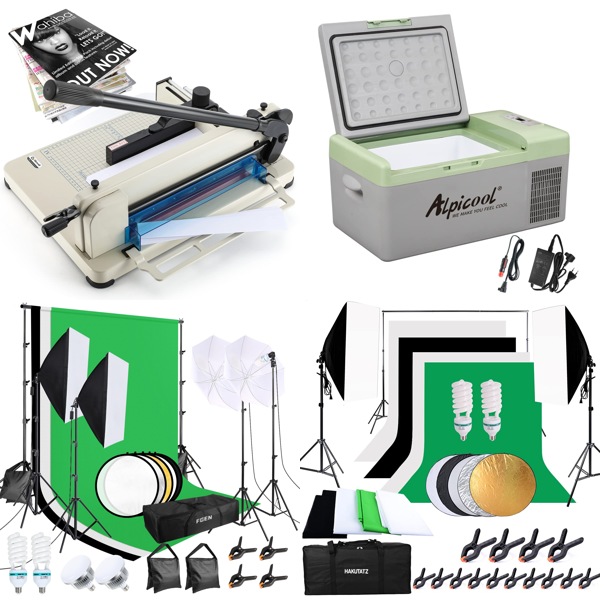 RAW Customer Returns Pallet - 	CGOLDENWALL Paper Cutter, FGen Photo Studio Sets & more ...-   30 Items - RRP €2361.74