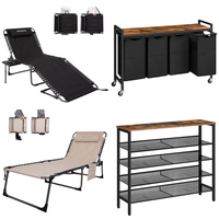 RAW Customer Returns Pallet - Sun Loungers, HOOBRO shoe racks & more ...-  22 Items - RRP €1334.55