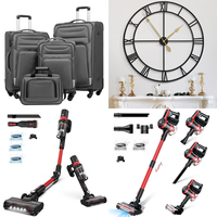 RAW Customer Returns Pallet - Suitcases, Large Wall Clock, Cordless Vacuum Cleaners, Wall Mirrors - 27 Items - RRP €2007.99