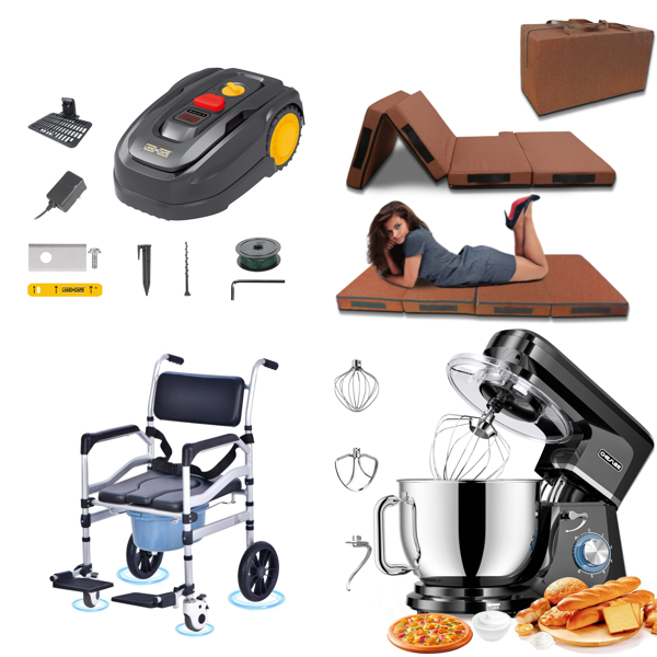 RAW Customer Returns Pallet - Shoes & Kitchen - 64 Items - RRP €5388.49