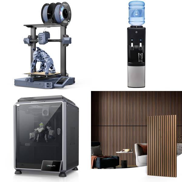 RAW Customer Returns Pallet - 3D Printer, Primo water dispensers, Art3d acoustic panels  - 91 Items - RRP €4632.8