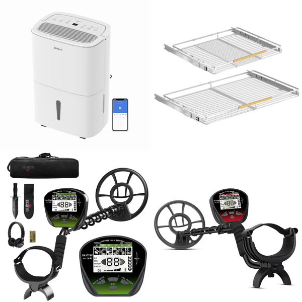 RAW Customer Returns Pallet - Dehumidifier, Metal Detectors, Air Fryer - 61 Items - RRP €3581.27