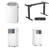 RAW Customer Returns Pallet - Mobile Air Conditioner & Electric Height Adjustable Desks - 6 Items - RRP €1700.77