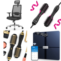 RAW Customer Returns Job Lot Pallet - Desk Chairs, Hot Air Brushes, Smart Scales, Hair Clippers & Smart Tapes - 133 Items - RRP €4239.36