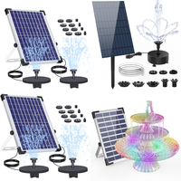 RAW Customer Returns Job Lot Pallet - AISITIN Solar Fountains - 144 Items - RRP €3087.89