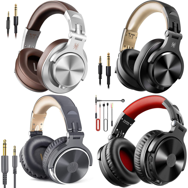 RAW Customer Returns Job Lot Pallet - OneOdio Over Ear Headphones & Cables - 93 Items - RRP €8750.98