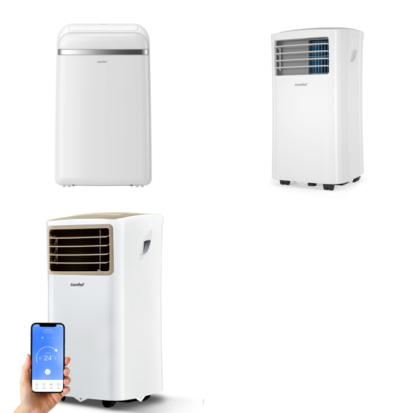 RAW Customer Returns Job Lot Pallet - Comfee Mobile Air Conditioners - 8 Items - RRP €2683.7 (DELIVERY TO POLAND ONLY)