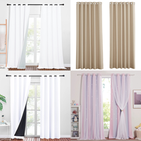 RAW Customer Returns Job Lot Pallet - Curtains - 70 Items - RRP €3062.36