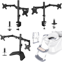 RAW Customer Returns Job Lot Pallet - Monitor Arms, Baby Seats, Speakers and Monitor Stands - 57 Items - RRP €2282.7