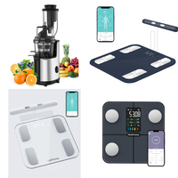 RAW Customer Returns Job Lot Pallet - Juicer & Body Fat Scales - 60 Items - RRP €1968.86