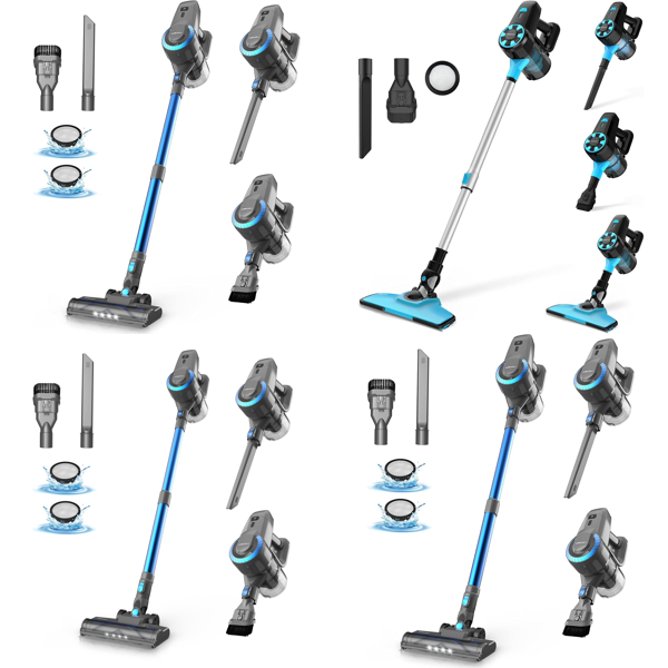 RAW Customer Returns Job Lot Pallet - Cordless vacuum cleaner & Electric cleaning brush - 47 Items - RRP €4480.63