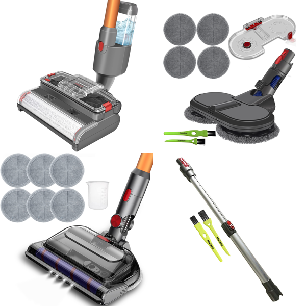 RAW Customer Returns Job Lot Pallet - Dyson Compatible Attachments - 50 Items - RRP €4012.5