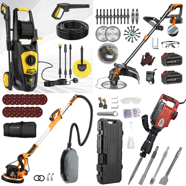 RAW Customer Returns Job Lot Pallet - Home & Garden Tools - 23 Items - RRP €1791.46