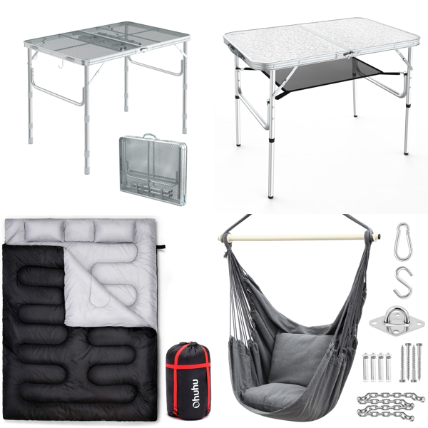 RAW Customer Returns Job Lot Pallet - Outdoors/Camping - 80 Items - RRP €3700.85