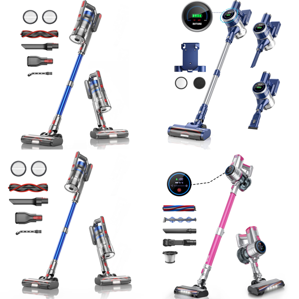 RAW Customer Returns Job Lot Pallet - Cordless Vacuum Cleaners - 16 Items - RRP €3088.33