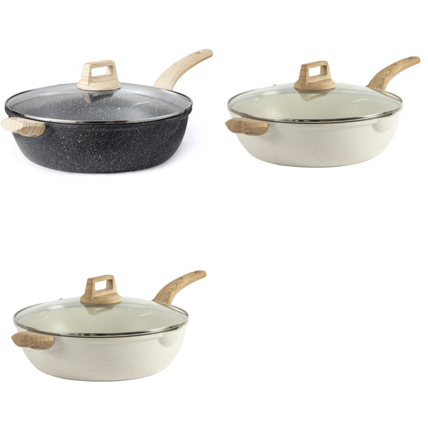 RAW Customer Returns Job Lot Pallet - CAROTE frying pans - 33 Items - RRP €1320.58