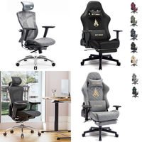 RAW Customer Returns Job Lot Pallet - Office & Gaming Chairs - 7 Items - RRP €1770.92