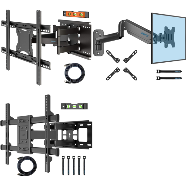 RAW Customer Returns Job Lot Pallet - BONTEC TV wall mounts - 95 Items - RRP €4581.87