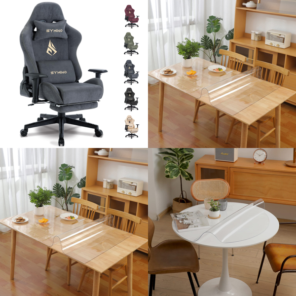 RAW Customer Returns Job Lot Pallet - Gaming Chairs & Table Protectors - 8 Items - RRP €970.93