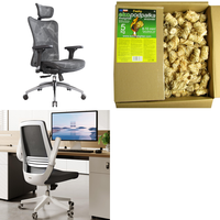 RAW Customer Returns Job Lot Pallet - Ergonomic Office ChairS, FENIKS fireplace lighters -  8 Items - RRP €499.88