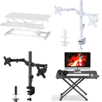 RAW Customer Returns Job Lot Pallet - BONTEC Monitor Stands - 144 Items - RRP €6396.25