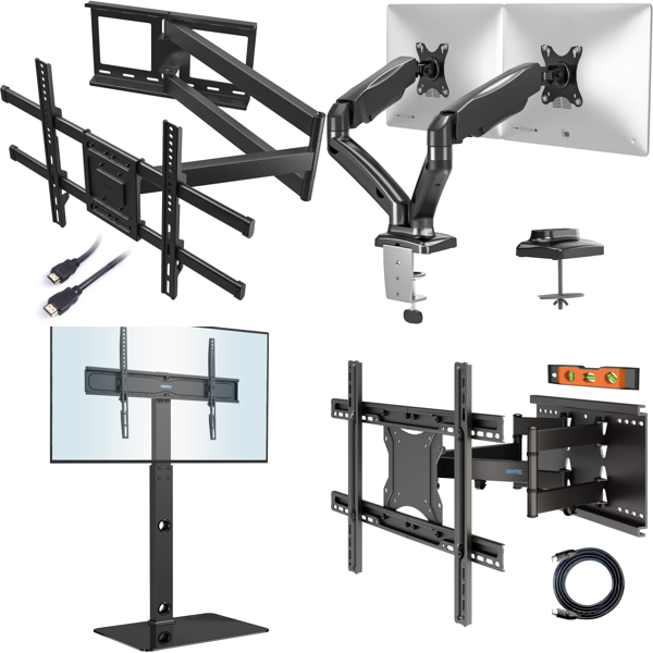 RAW Customer Returns Job Lot Pallet - BONTEC Monitor Stands - 69 Items - RRP €2989.49