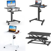 RAW Customer Returns Job Lot Pallet - Mobile Desks & Monitor Mounts - 56 Items - RRP €3523.36