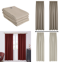 RAW Customer Returns Job Lot Pallet - Deconovo Curtains - 80 Items - RRP €2703,06