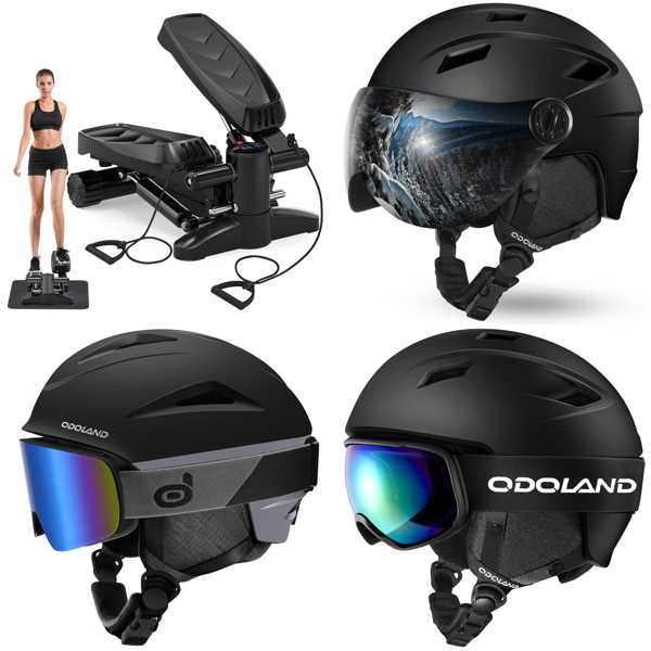 RAW Customer Returns Job Lot Pallet - Fitness Ski Helmets, Umbrellas, Baseball Bats, Diaphragm Pumps & Travel Bags - 56 Items - RRP €2427.68