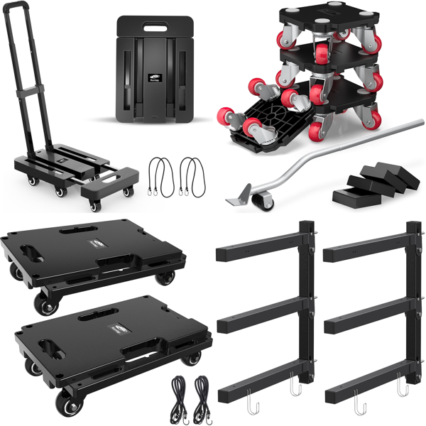 RAW Customer Returns Job Lot Pallet - Trolleys, Side Tables & Incense Holders - 122 Items - RRP €3273.57