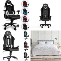 RAW Customer Returns Job Lot Pallet - Office Chairs, Duvets & Blankets - 20 Items - RRP €1468.31