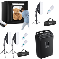 RAW Customer Returns Job Lot Pallet - Photo Studio, Lighting Kits & Bonsaii Shredders - 30 Items - RRP €1499.2